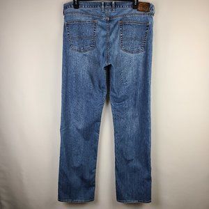 Lucky Brand 361 Vintage Straight Leather Tag Jeans